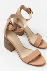 Eliya Block Heel in Nude