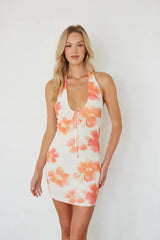 Alaya Floral Bodycon Mini Dress