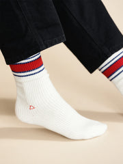 Athleisure Rib Cashmere Mens Crew