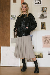 Call Me Back Vegan Jacket in Black FINAL SALE