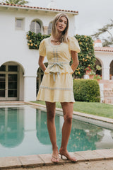 Wesley Baby Doll Top in Yellow