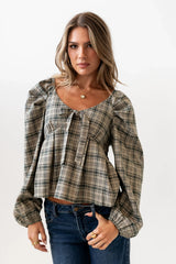 Smith Plaid Blouse FINAL SALE