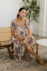 Keiko Floral Midi Dress FINAL SALE