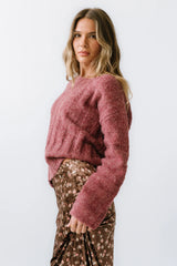 Zamara Ribbed Sweater in Red FINAL SALE