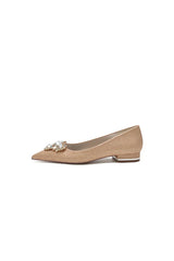 Pointed Toe Rhinestone Glitter Womens Wedding Shoes