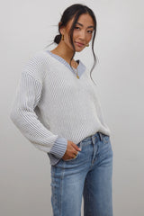Glinda Knit Sweater in Blue FINAL SALE