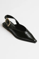 Steve Madden Shay Slingback Flats in Black