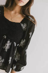 Sally Peplum Top FINAL SALE