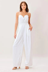 MODERN EASE WHITE JUMPSUIT