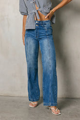 Wren Medium Wash Baggy Jeans
