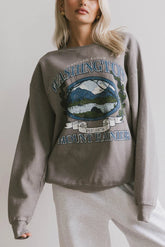 Mount Rainier Crewneck in Grey FINAL SALE