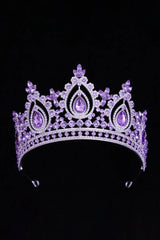 Chic Green Crystal Tiara