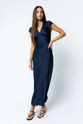 Wrenna Satin Maxi Dress