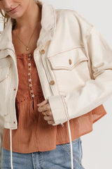 Cooper Cropped Denim Jacket FINAL SALE