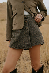 Luka Leopard Mini Skort FINAL SALE