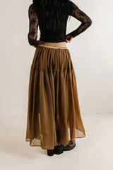 Terrin Tulle Skirt in Olive FINAL SALE