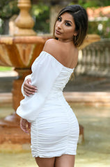Rhea Mini Dress White