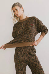 Tessa Leopard Sweatshirt FINAL SALE