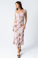 Nancie Floral Mesh Maxi Dress