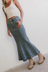 Azzy Denim Mermaid Skirt FINAL SALE