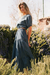 Kiera Denim Maxi Skirt FINAL SALE
