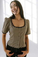 Marrel Gingham Blouse
