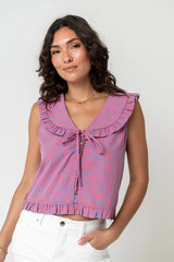 Jordie Gingham Top