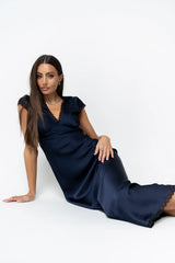 Wrenna Satin Maxi Dress