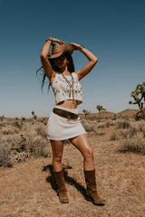 Avia Crochet Mini Skirt