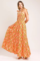 SUNKISS FLORAL MAXI DRESS