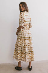 Tamara Abstract Midi Dress FINAL SALE
