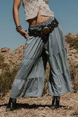 Asha Tiered Pants in Blue