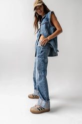 Amina Relaxed Wide Leg Jeans FINAL SALE