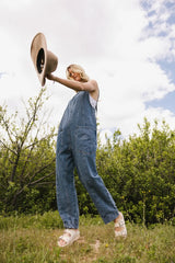 Madeline Jumpsuit in Medium Wash FINAL SALE