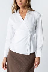 Kimmy Wrap Blouse