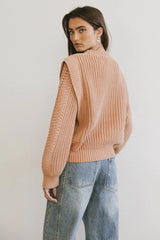 Dream Knit Sweater in Blush FINAL SALE
