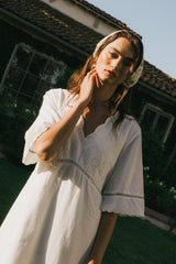 Paulina Embroidered Maxi Dress FINAL SALE