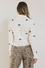 Leonora Blouse in White FINAL SALE