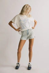 Sofi Distressed Denim Shorts