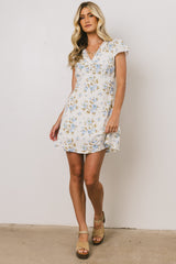 Leo Lace Trim Mini Dress FINAL SALE