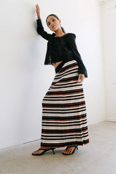 Anne Striped Maxi Skirt test product