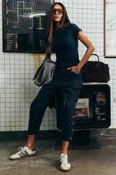 Lennie Cropped Barrel Pants