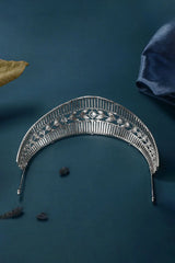 Womens Silver Copper Cubic Zirconia Crowns
