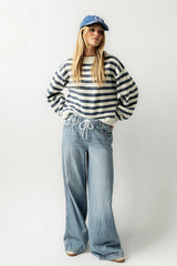 Josey Oversized Sweater in Blue FINAL SALE