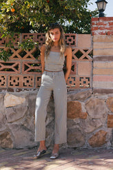 Fiorelle Striped Wide Leg Jeans FINAL SALE