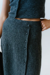 Cassie Asymmetrical Midi Skirt FINAL SALE