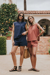 Harley Shorts in Navy