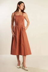 CALIFORNIA DREAMING BUTTON DOWN DRESS FINAL SALE