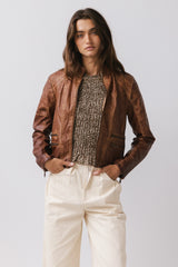 Kace Vegan Leather Jacket