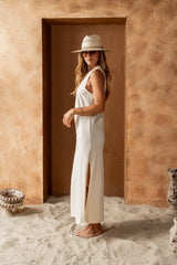 Amora Maxi Dress in Beige FINAL SALE